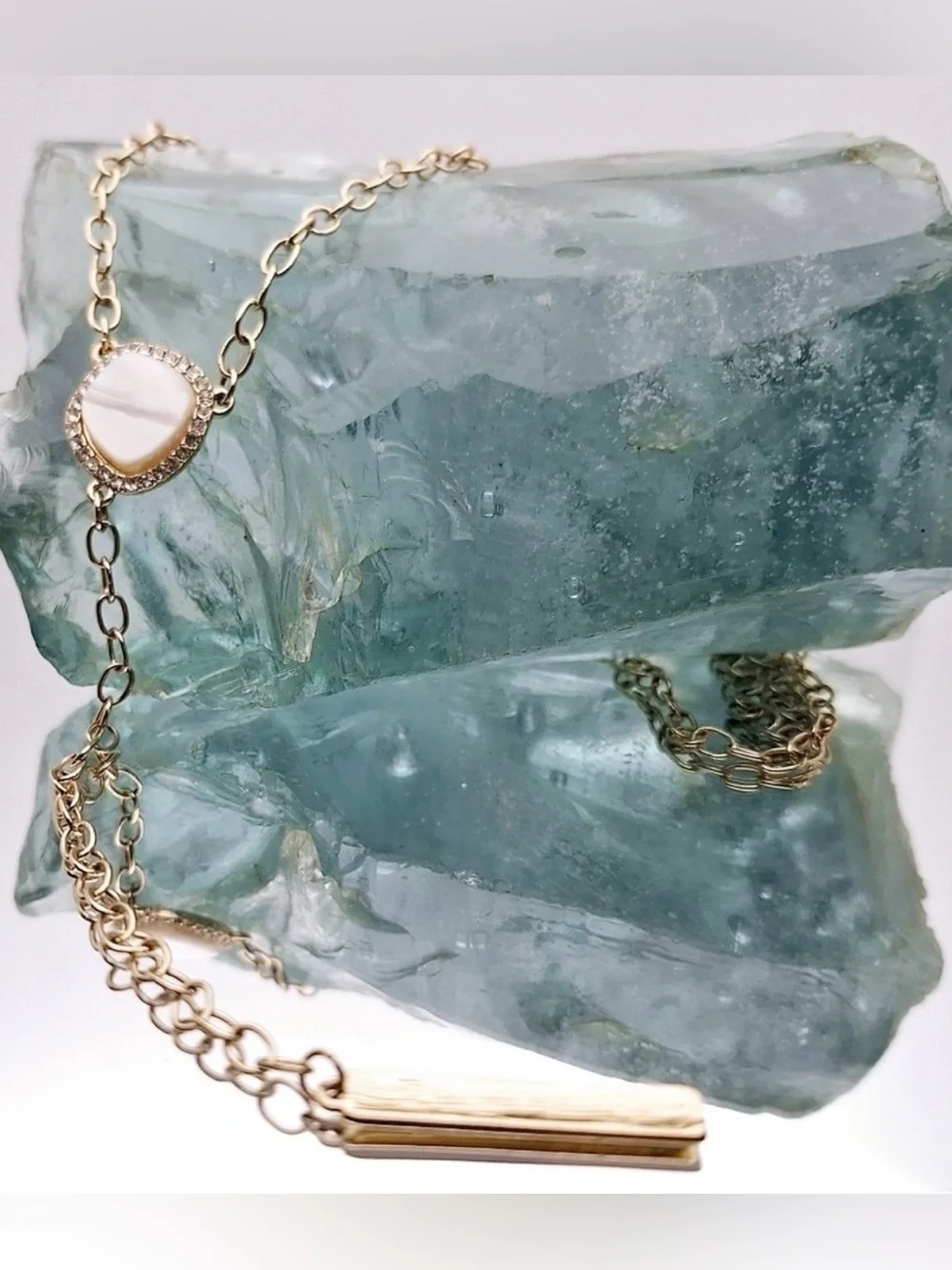 SUGARFIX GOLD TONE LARIAT NECKLACE